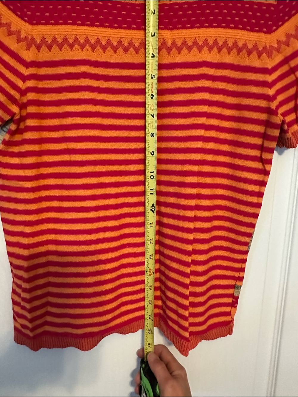 Desigual Red and Orange Floral Knit Top - Picture 5 of 5